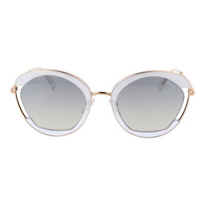 Emilio Pucci Gold Metal Sunglasses