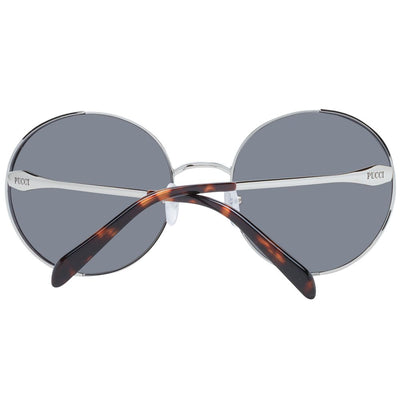 Emilio Pucci Gray Metal Sunglasses