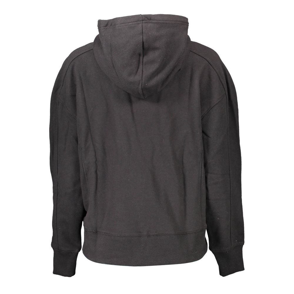 Calvin Klein Black Cotton Women's Hoodie - BrandFit 88