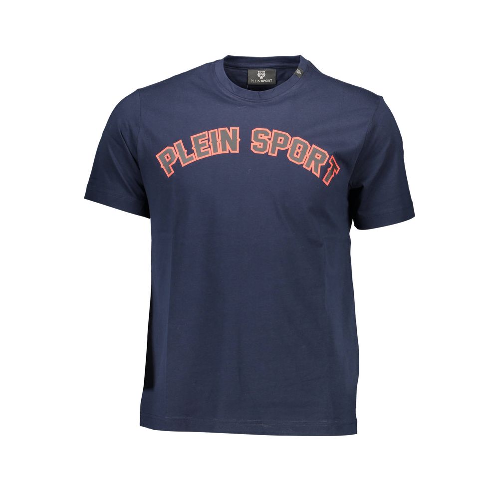 Plein Sport Blue Cotton Men's T-Shirt - BrandFit 88