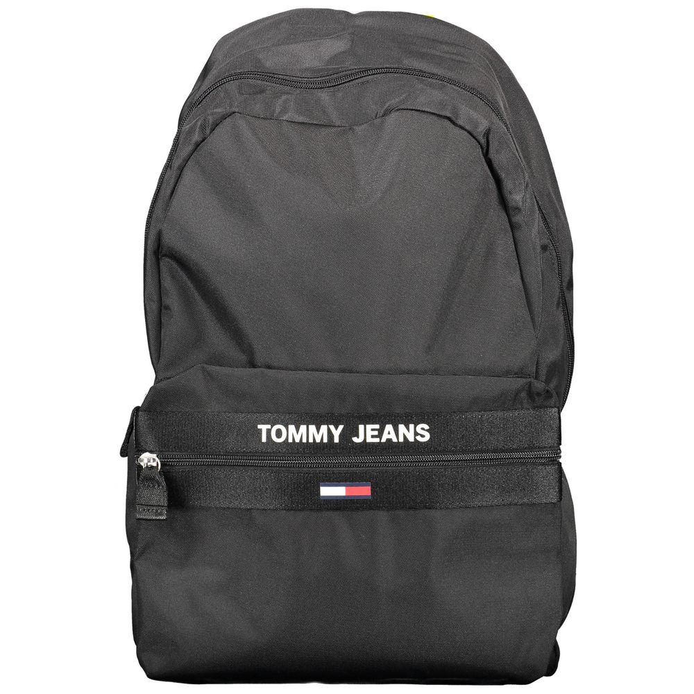 Tommy Hilfiger Black Recycled Polyester Men Backpack - BrandFit 88