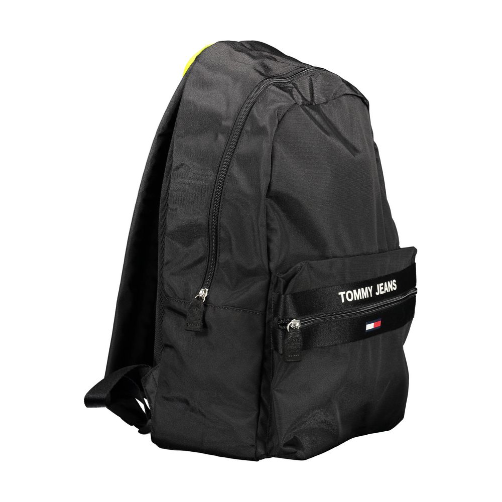 Tommy Hilfiger Black Recycled Polyester Men Backpack - BrandFit 88