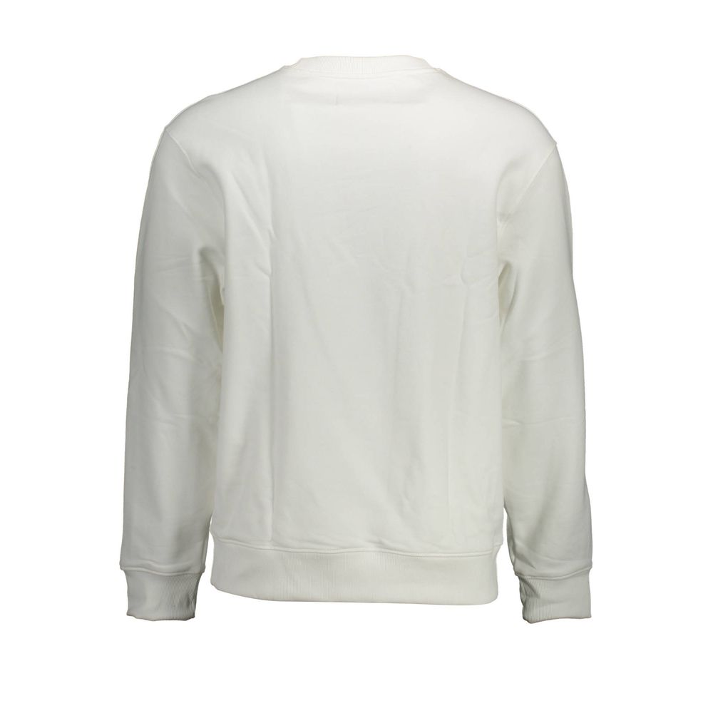 Calvin Klein White Cotton Men Sweatshirt - BrandFit 88