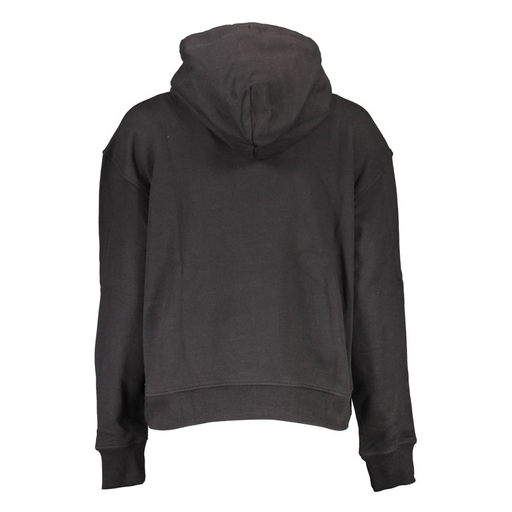 Calvin Klein Black Cotton Women Sweatshirt - BrandFit 88