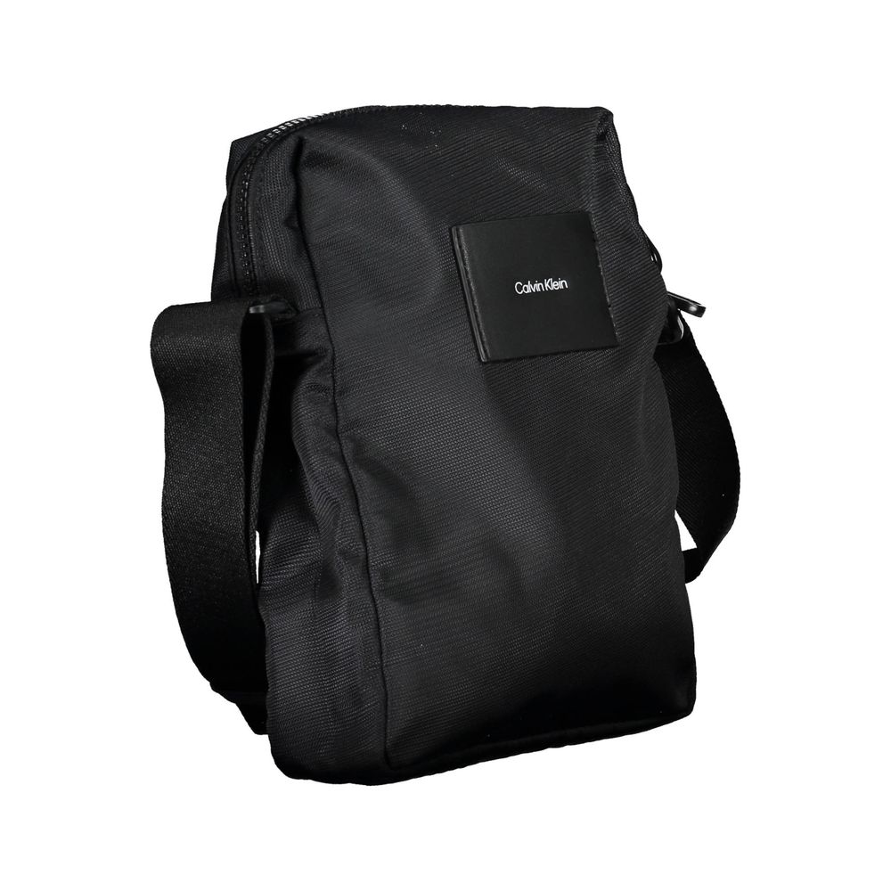 Calvin Klein Black Polyester Men's Shoulder Bag