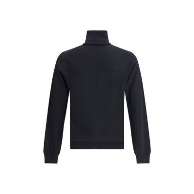 Jil Sander Black Fleece Wool Sweatshirt