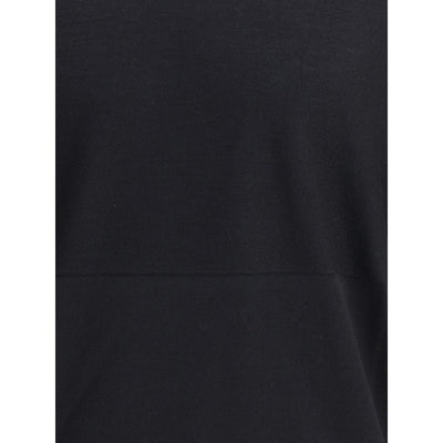 Jil Sander Black Fleece Wool Sweatshirt
