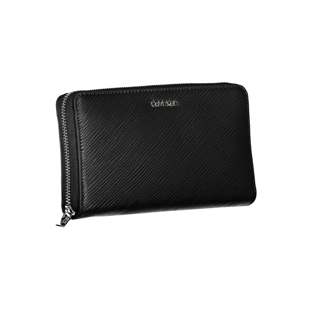 Calvin Klein Black Polyurethane Women Wallet - BrandFit 88