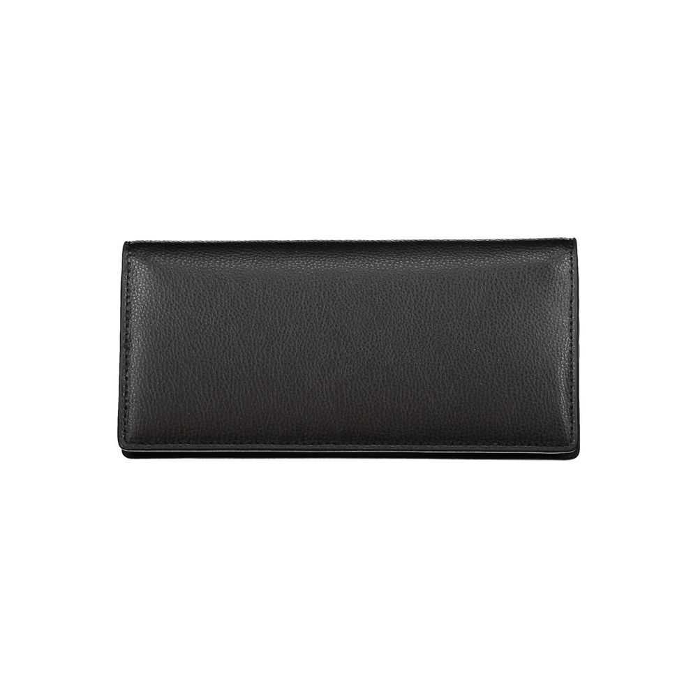 Tommy Hilfiger Black Polyurethane Women Wallet - BrandFit 88