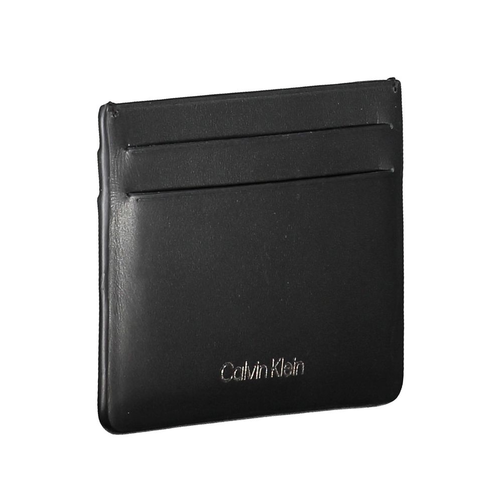 Calvin Klein Black Leather Men Wallet