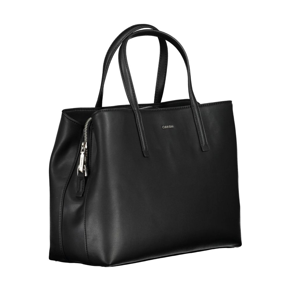 Calvin Klein Black Polyurethane Women Handbag