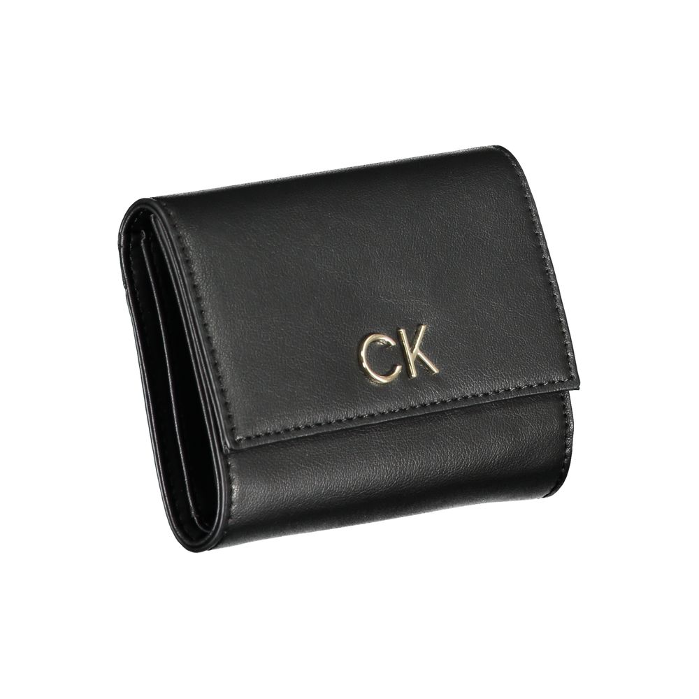 Calvin Klein Nero Polyurethane Women Wallet