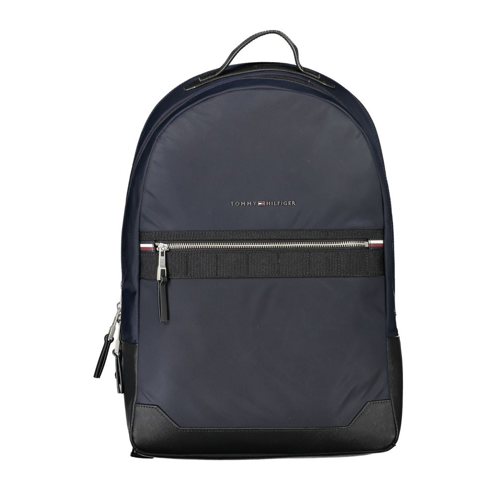 Tommy Hilfiger Blue Polyester Men Backpack