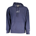 Tommy Hilfiger Blue Cotton Men's Hoodie Sweatshirt