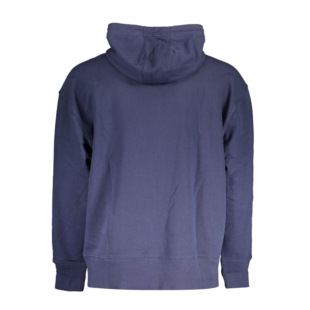 Tommy Hilfiger Blue Cotton Men's Hoodie Sweatshirt