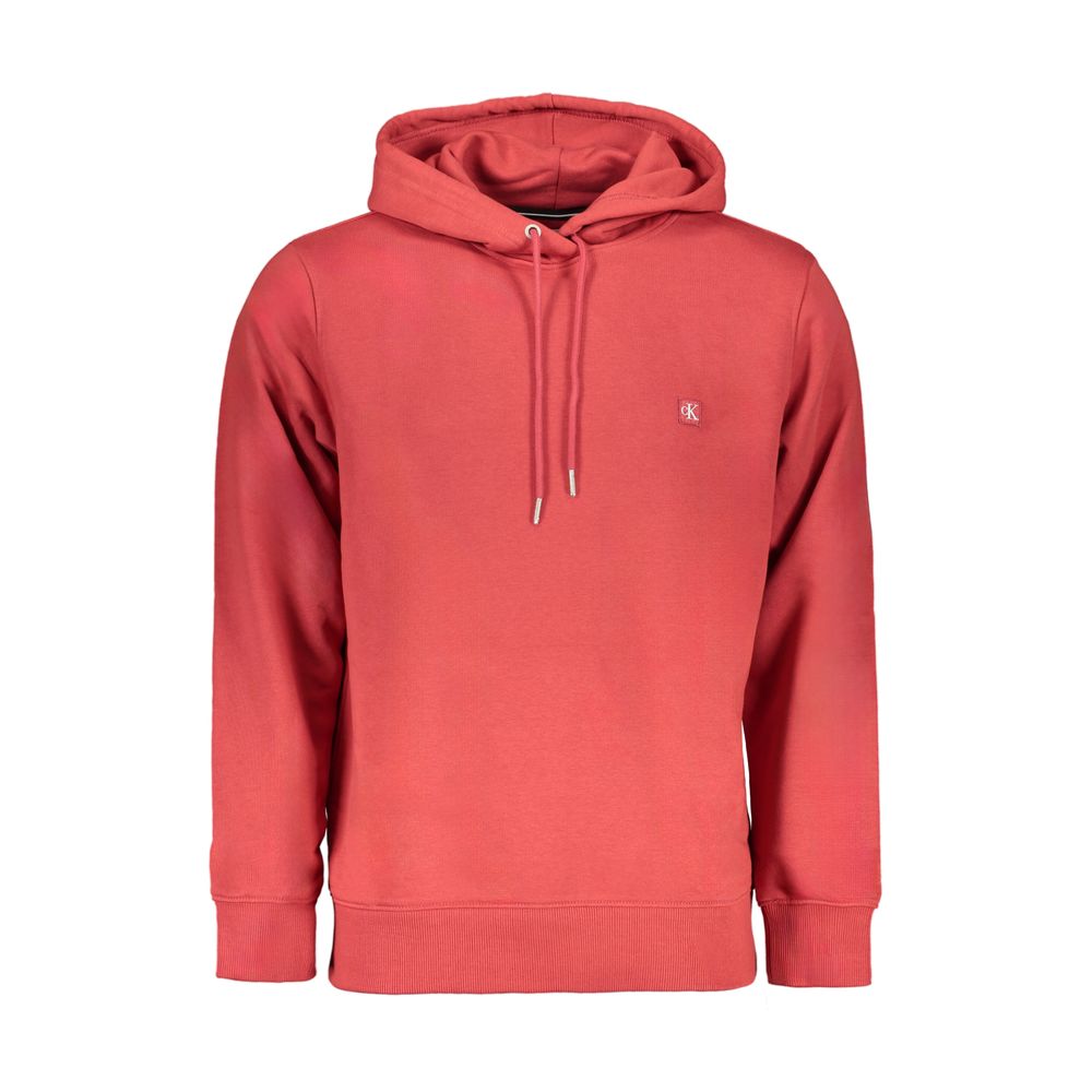 Calvin Klein Red Cotton Men Sweatshirt