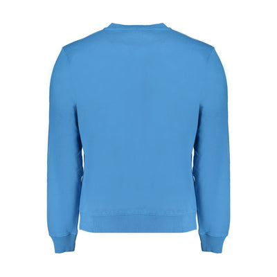 Napapijri Blue Cotton Men Sweater