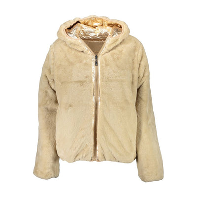 U.S. POLO ASSN. Gold Nylon Jackets & Coat