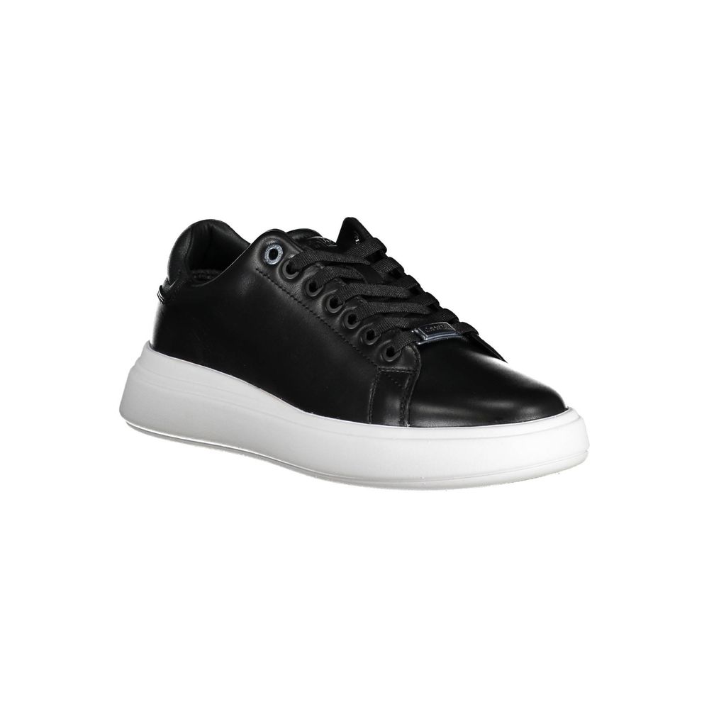 Calvin Klein Nero Pelle Donna Sneaker