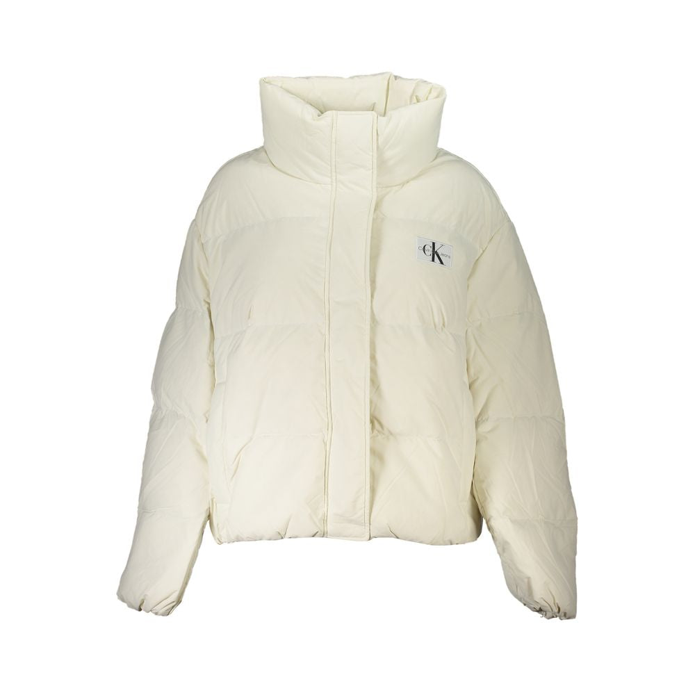 Calvin Klein Bianco Poliammide Women Jacket