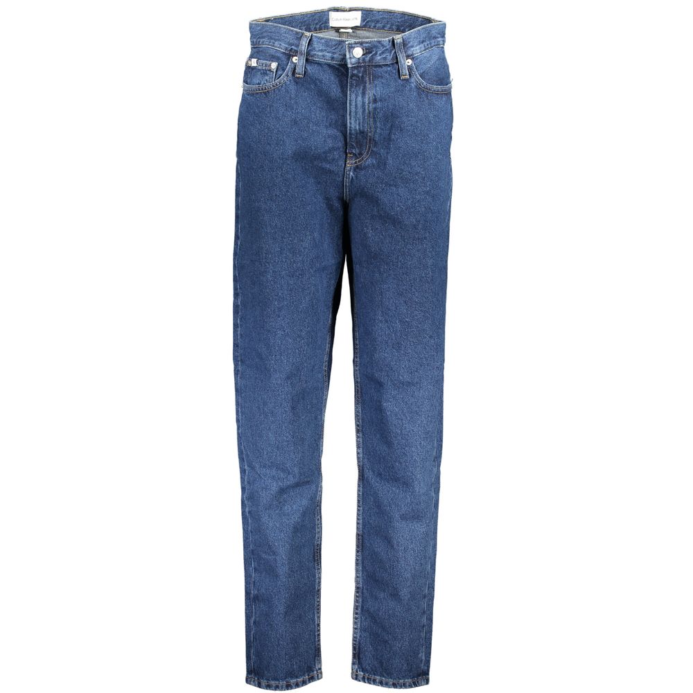 Calvin Klein Blu Cotton Women Jeans