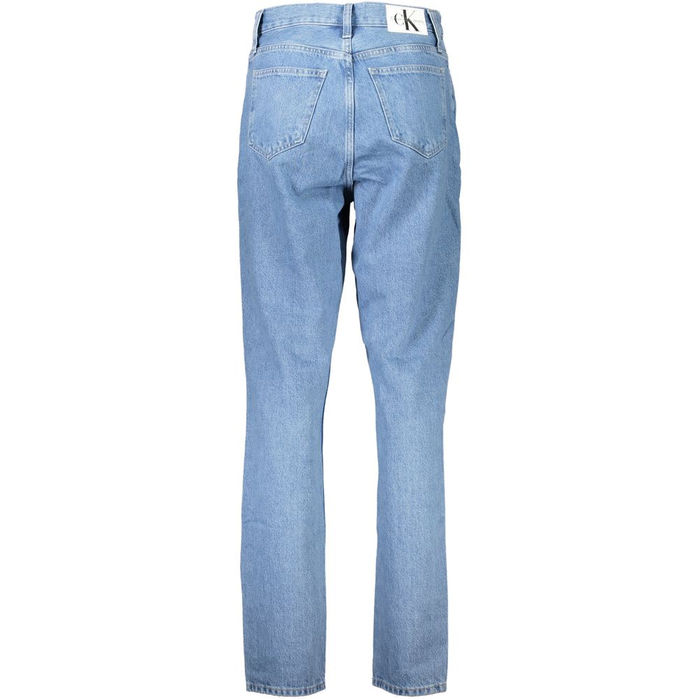 Calvin Klein Azzurro Cotton Women Jeans