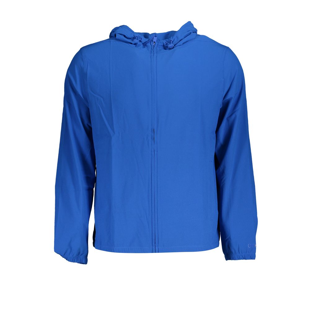 Calvin Klein Blue Polyester Men's Sports Jacket