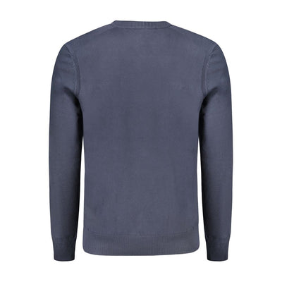 Hugo Boss Blue Cotton Sweater