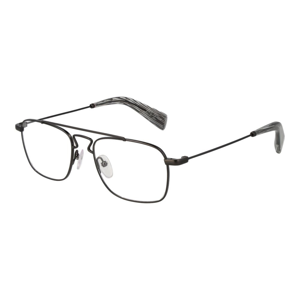 Yohji Yamamoto Gray Metal Glasses (Frames)