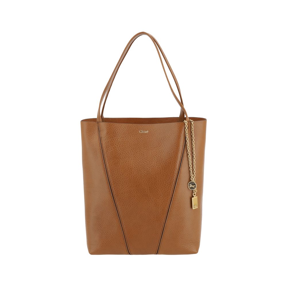 Chloé Brown Calf Leather Bos Taurus Shoulder Bag