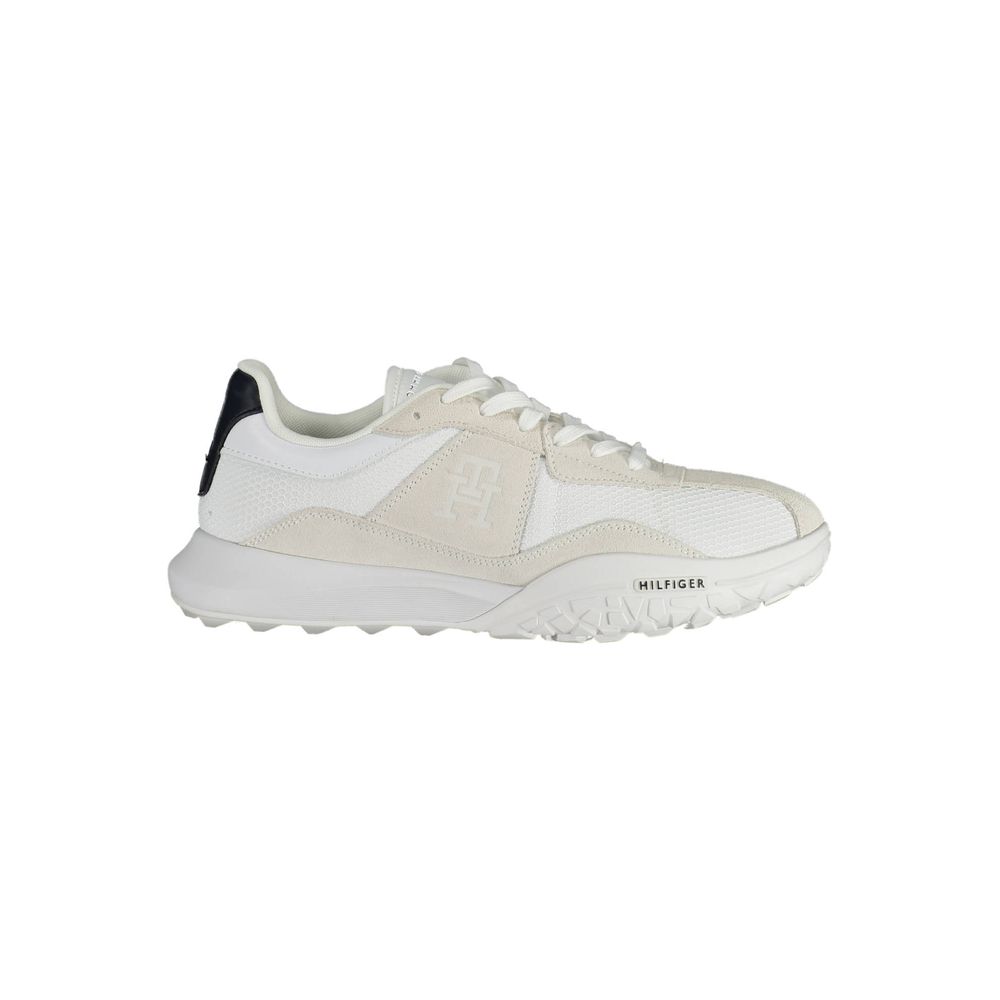 Tommy Hilfiger White Polyester Sneaker