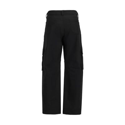 Golden Goose Black Elastane Cargo Pants