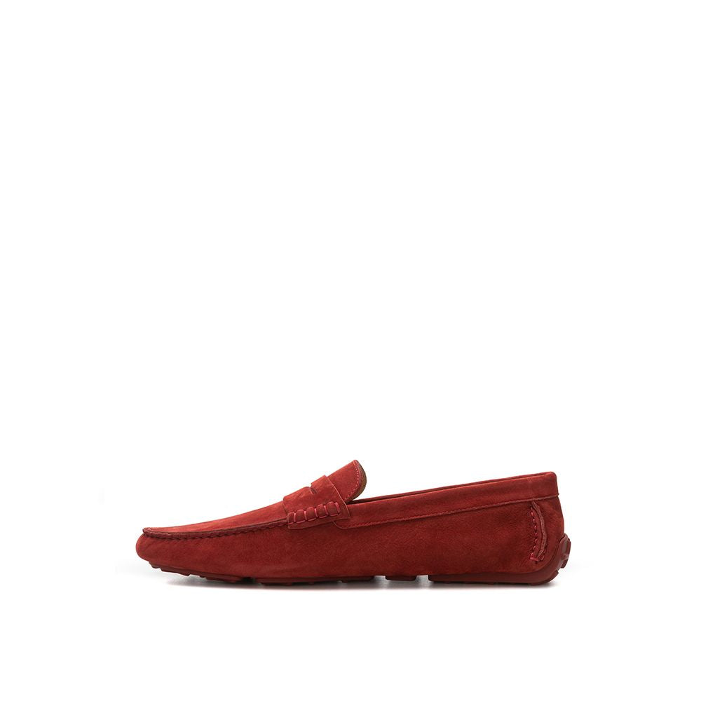 Bally Bordeaux Leather Moccassin - BrandFit 88