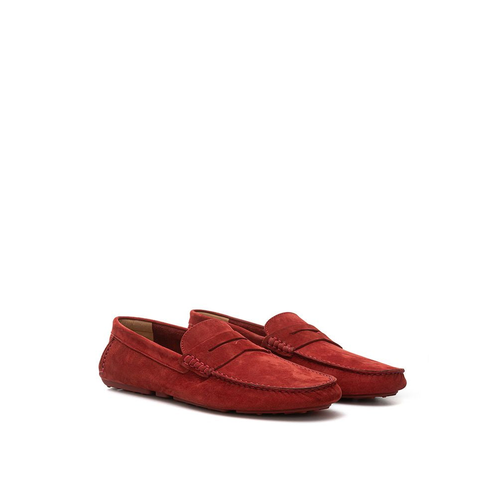 Bally Bordeaux Leather Moccassin - BrandFit 88