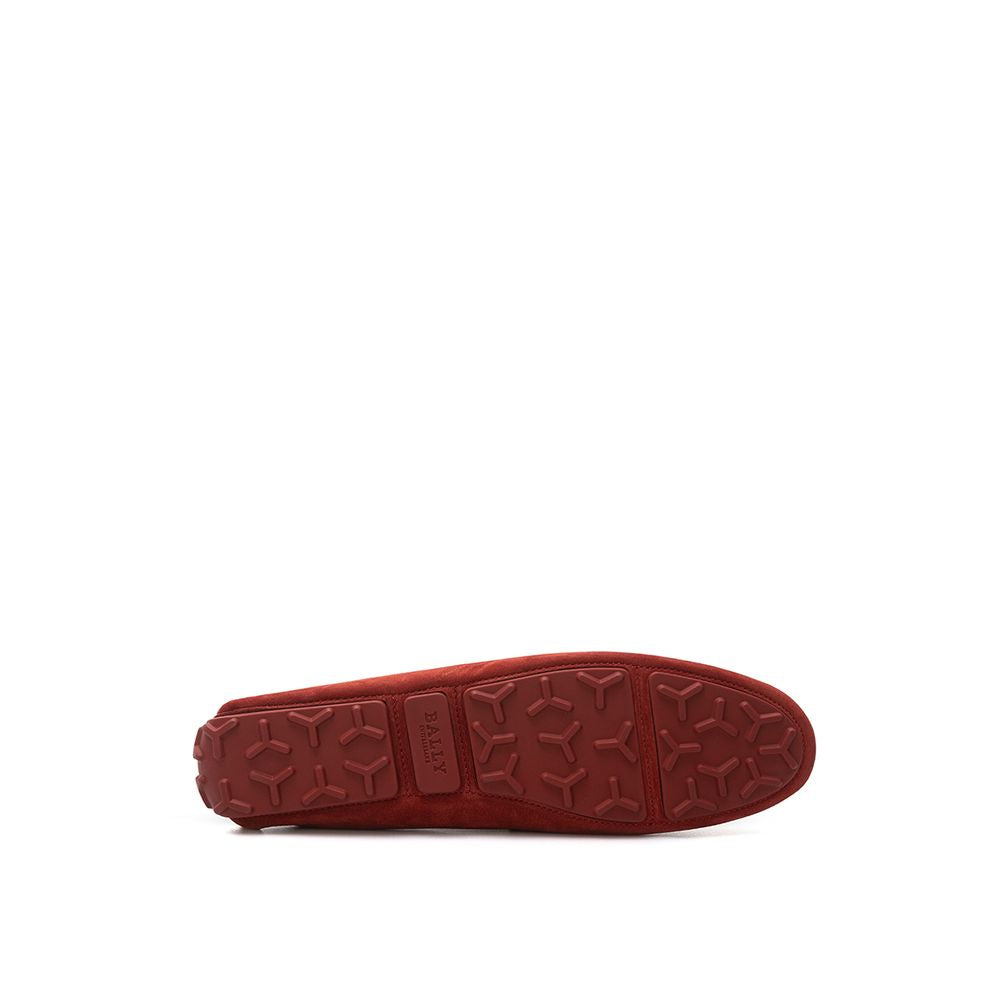Bally Bordeaux Leather Moccassin - BrandFit 88