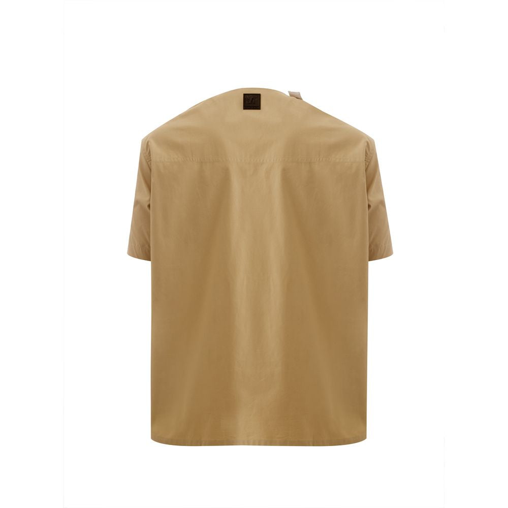 Emporio Armani Brown Cotton T-Shirt - BrandFit 88