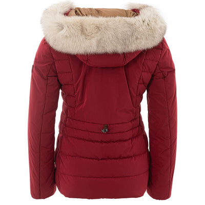 Peuterey Bordeaux Polyester Full-Length Jacket
