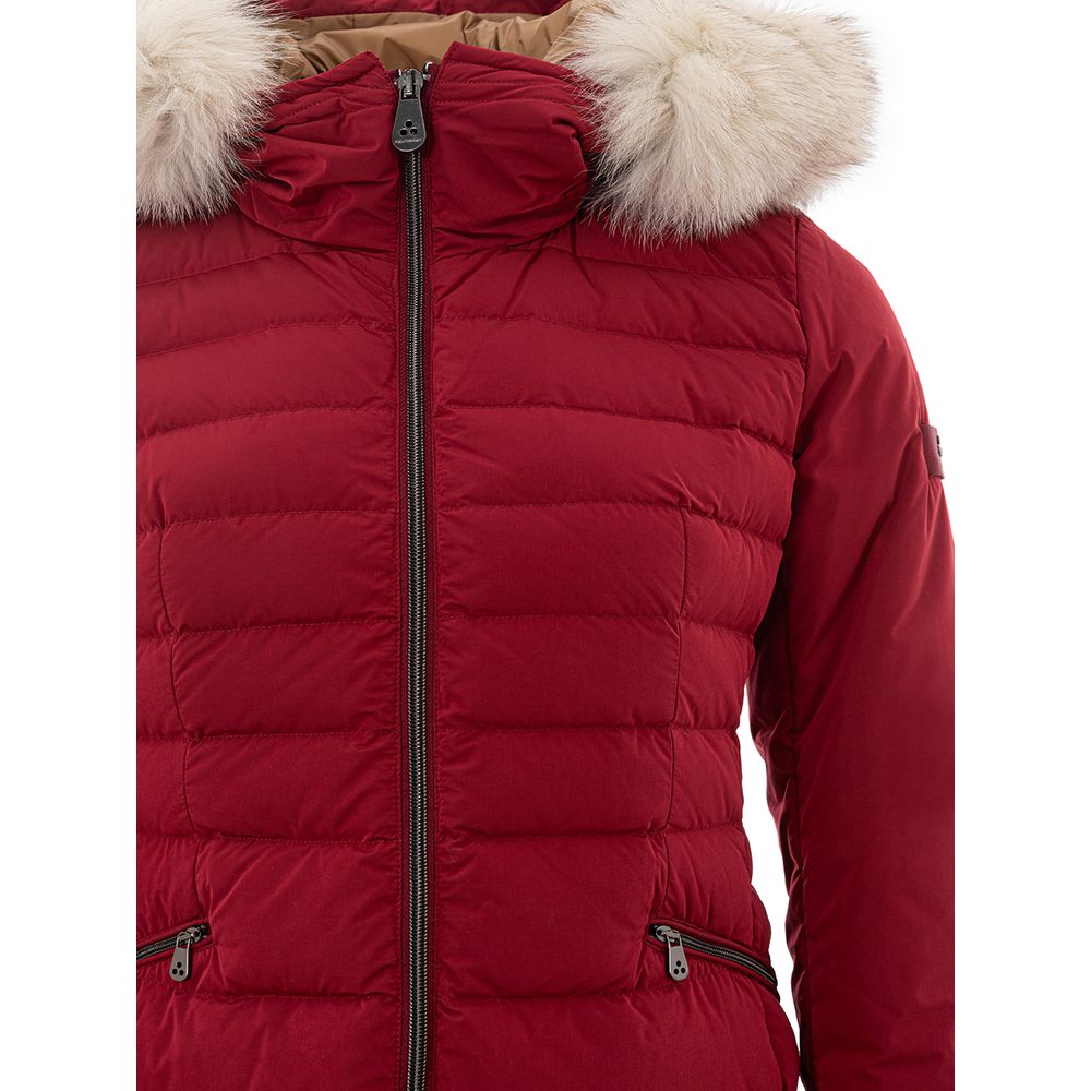 Peuterey Bordeaux Polyester Full-Length Jacket