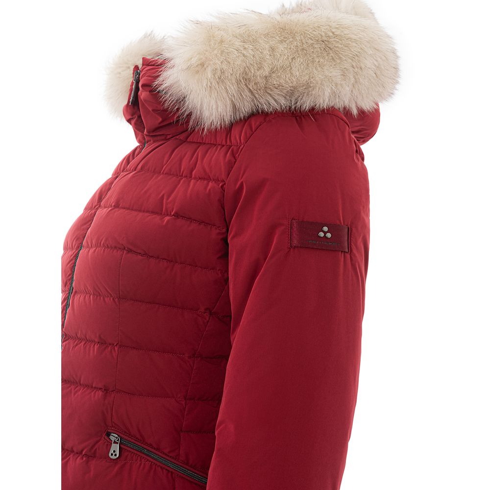 Peuterey Bordeaux Polyester Full-Length Jacket