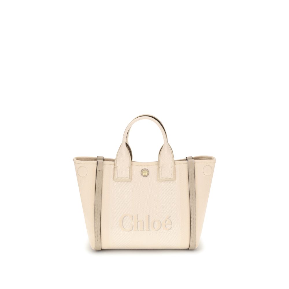 Chloé Beige Cotton Handbag - BrandFit 88
