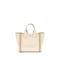 Chloé Beige Cotton Handbag - BrandFit 88