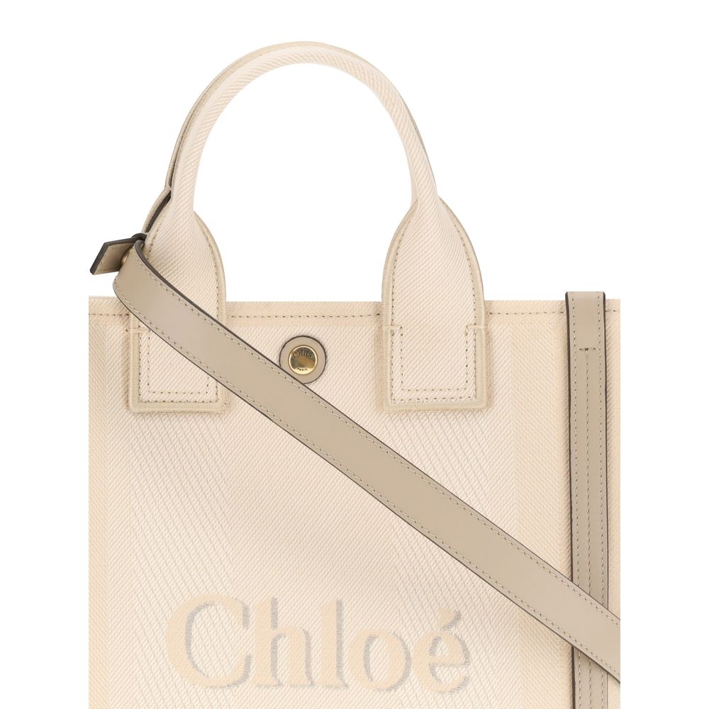 Chloé Beige Cotton Handbag - BrandFit 88