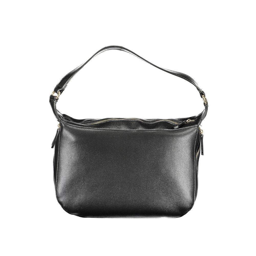 Mario Valentino Black Polyurethane Women Handbag - BrandFit 88