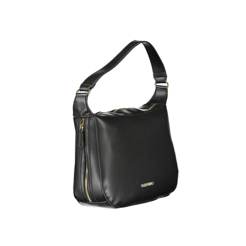 Mario Valentino Black Polyurethane Women Handbag - BrandFit 88