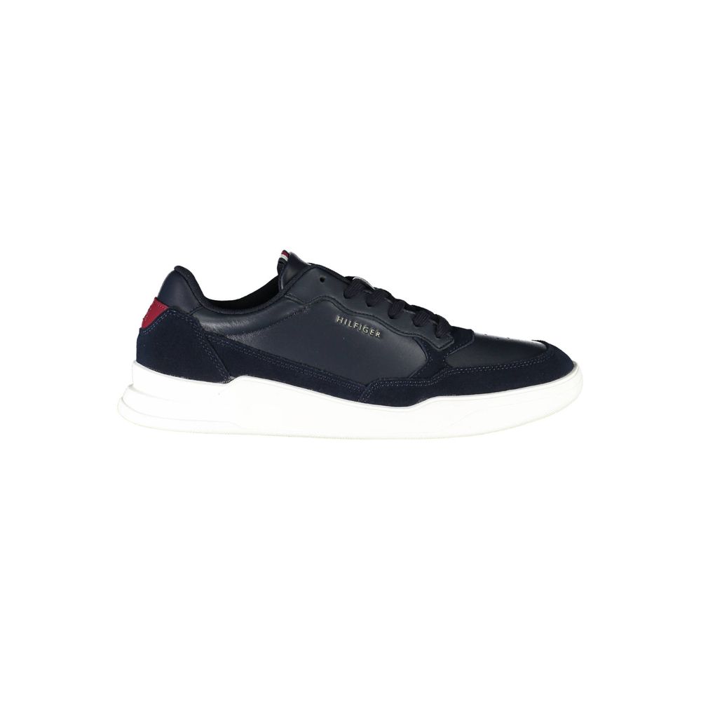 Tommy Hilfiger Blue Leather Men's Sneaker