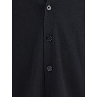 Jil Sander Black Wool Cardigan