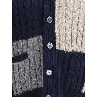 Thom Browne Multicolor Wool Cardigan