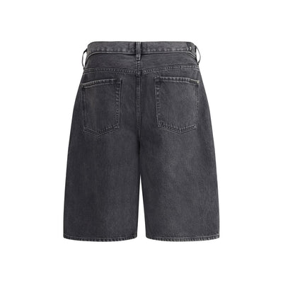 7FOR Denim Caviar Shorts