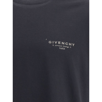 Givenchy Black Cotton T-Shirt