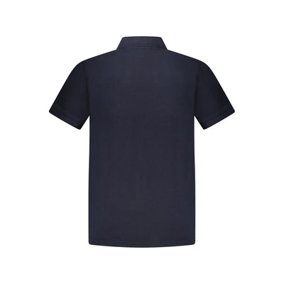 Hugo Boss Blue Cotton Polo Shirt